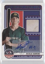 2023 USA Baseball Stars & Stripes Signatures 33/72 Nicolas Hawkins Auto tj1