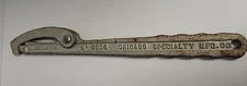 Vintage Chicago Specialty Mfg Co No. 3003 Lock Nut Wrench Spanner Tool