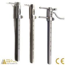 Dental Implant Teeth Size Measure Micro Boley Gauge Caliper Dental VDO Ruler Set