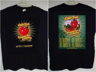 LITTLE FEAT 2022 CELEBRATE THE 45TH ANNIVERSARY WAITING FOR COLUMBUS T SHIRT
