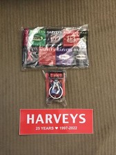 Harveys Seatbelt Birthday Lot: Glasses Case Keychain Sticker 25 Years New Sealed