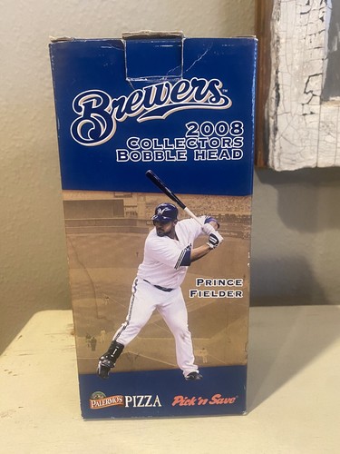 2008 MILWAUKEE BREWERS PRINCE FIELDER "CROWN" SGA BOBBLEHEAD ~ NIB - Picture 11 of 11