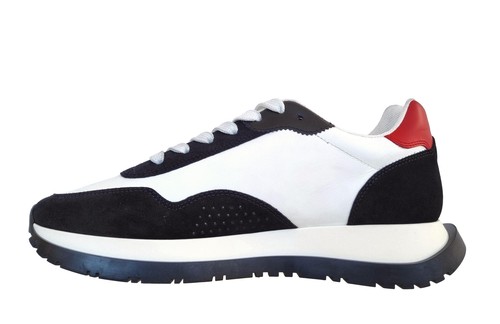 DSQUARED2 Herren Schuhe Sneaker RUNNING M1296 Weiß Rot - Bild 4 von 6