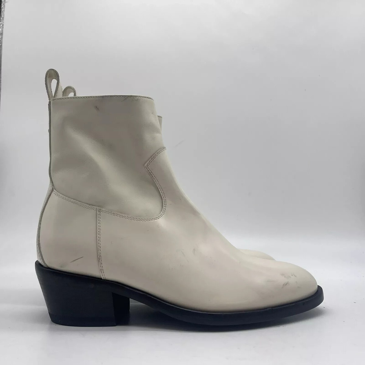 Jimmy Choo Jesse Glossed-Patent Leather Ankle Boots size 6M