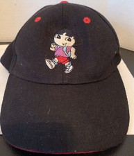 Dora the Explorer Black w/ Red Accents Kids Adjustable Cap