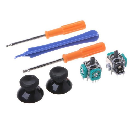 3D Analog Thumb Stick Sensor Joystick Caps Tools Kit for Xbox One Controller