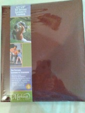 MARKINGS 8.5"X11" TOP-STITCHED LEATHERETTE SCRAPBOOK ALBUM