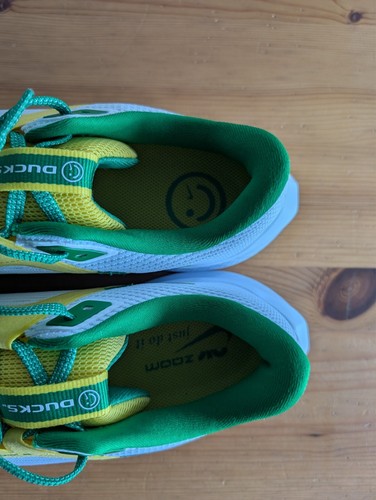 Nike Air Zoom Pegasus 40 Running Shoes Oregon Ducks Men's Size 10.5 DZ5979-100 - Picture 7 of 8