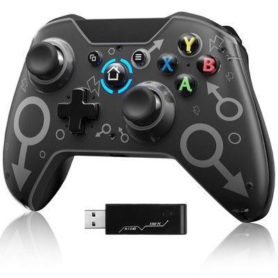 Wireless Gaming Controller Gamepad for Xbox 360/Xbox 360 Slim &PC Windows 7 8 10