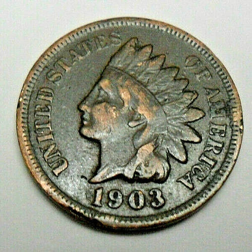 1903 P Indian Head Cent Penny  *VF - VERY FINE DETAILS*  **FREE SHIPPING**