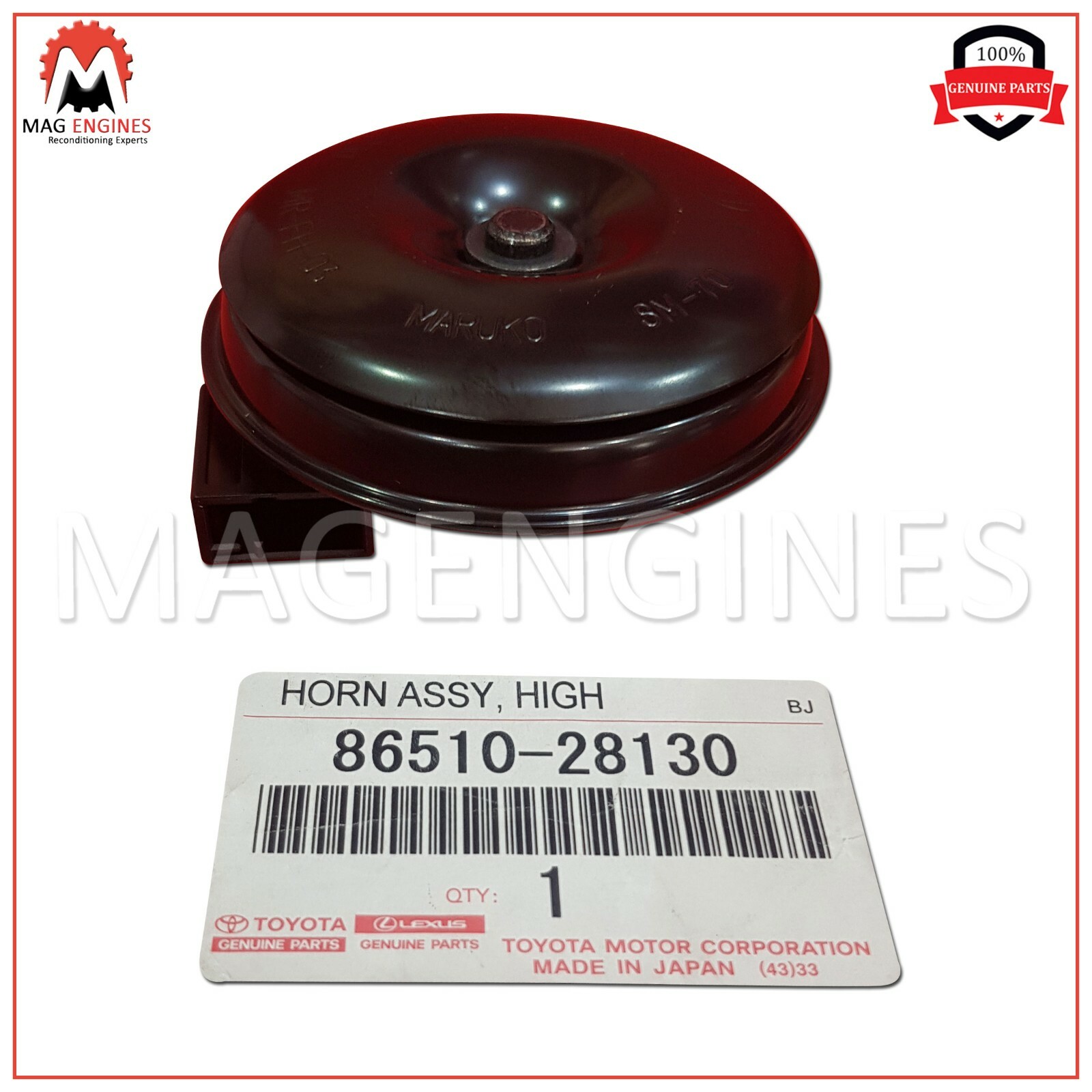 86510-28130 GENUINE OEM HORN ASSY, HIGH PITCHED 8651028130 | eBay