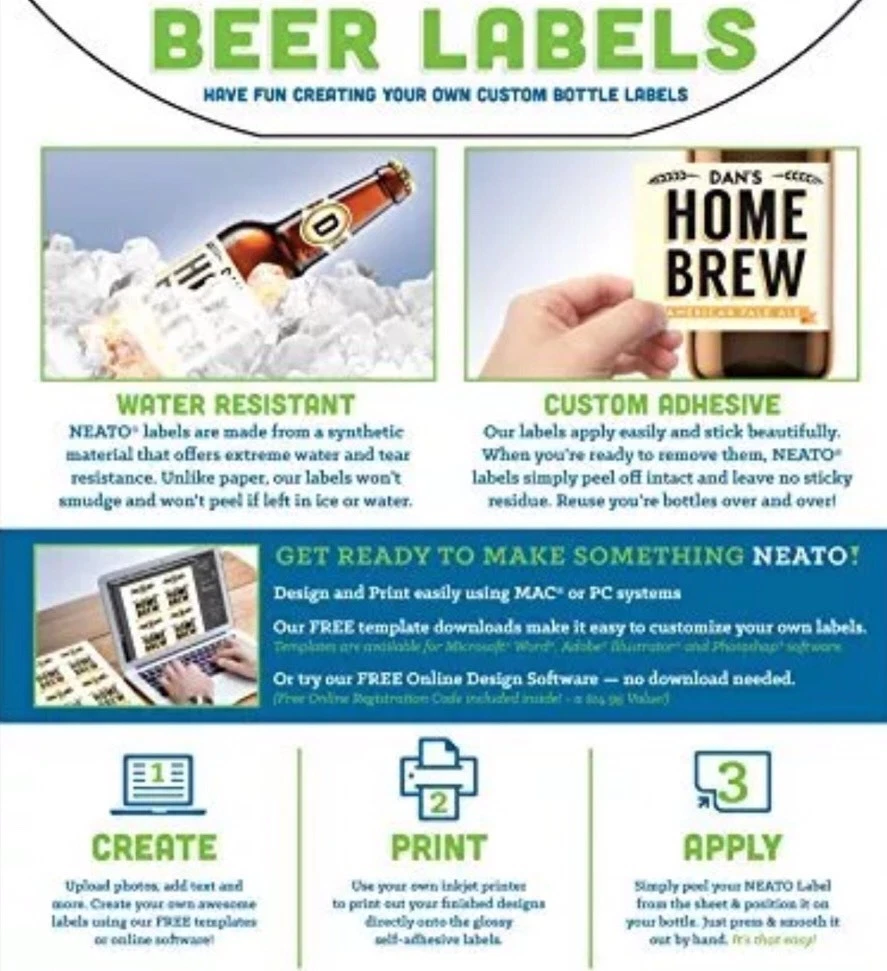 Designing Beer Labels Bottle Or Can Sizes And Dimensions