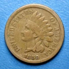 1859 Copper Nickel C/N Indian Head Cent Penny ~ VG VERY GOOD ~ US Type Coin