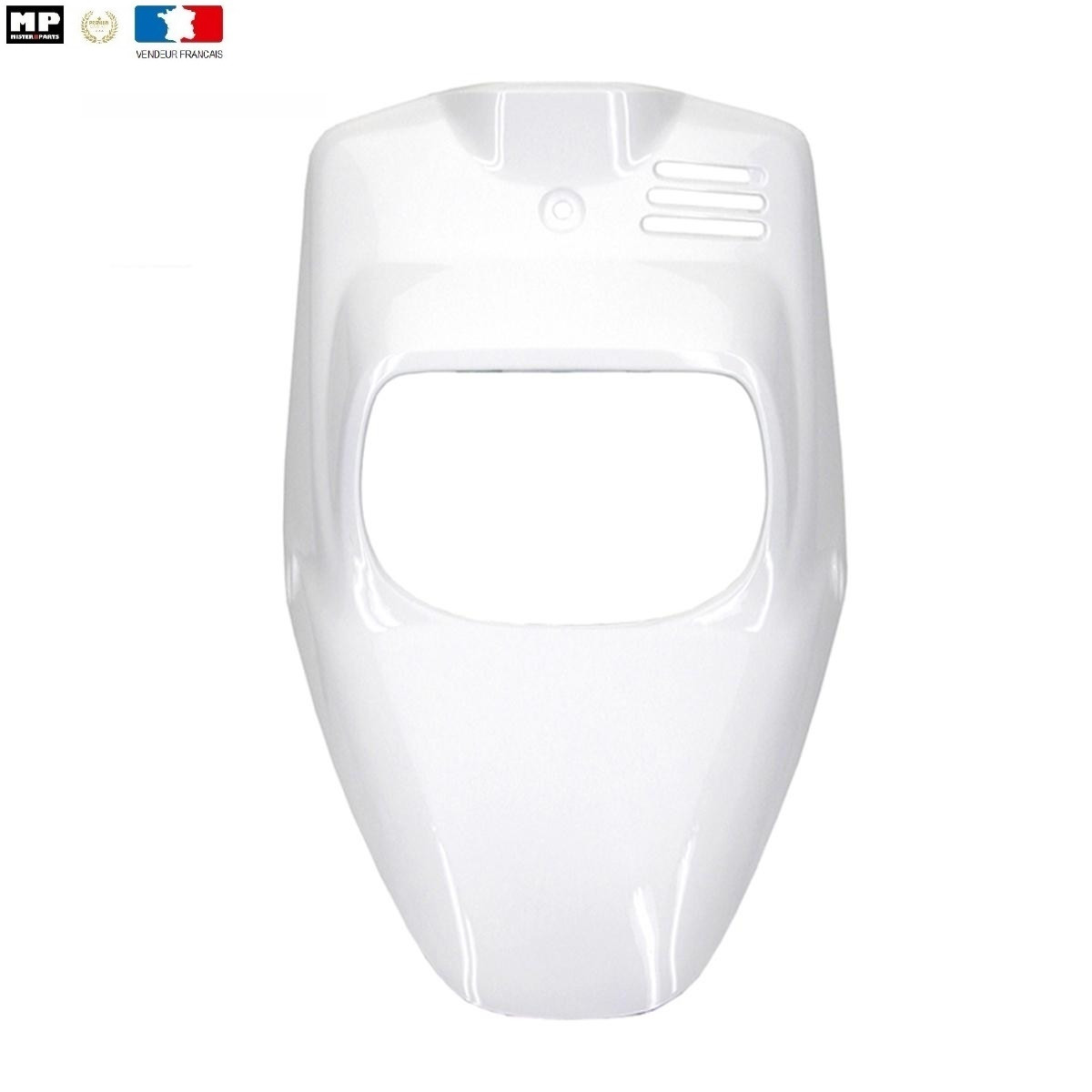 Face avant blanche pour MBK Booster : réparez vos carénages cassés