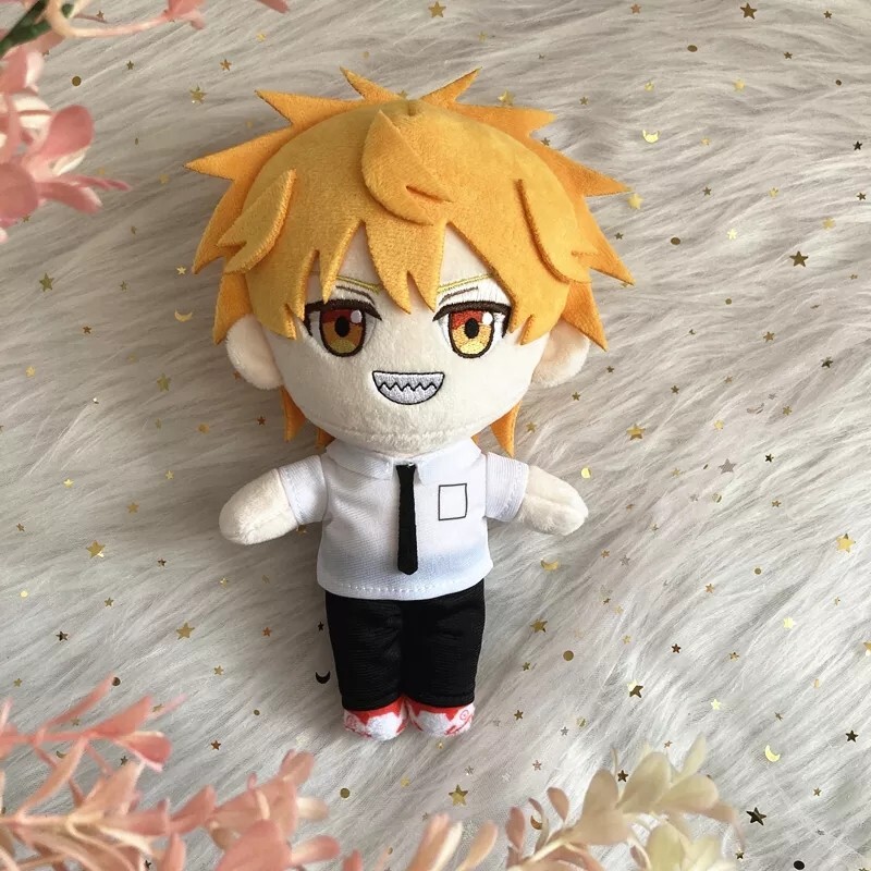 Peluche Chainsaw Man Denji doudou manga de 20cm aux finitions soignées en velours doux