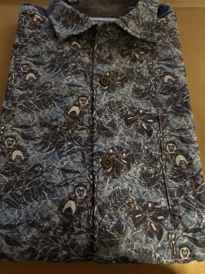 Tommy Bahama Mens Brand New XL Coconut Point Monkey Camp Shirt NWT Island Zone 