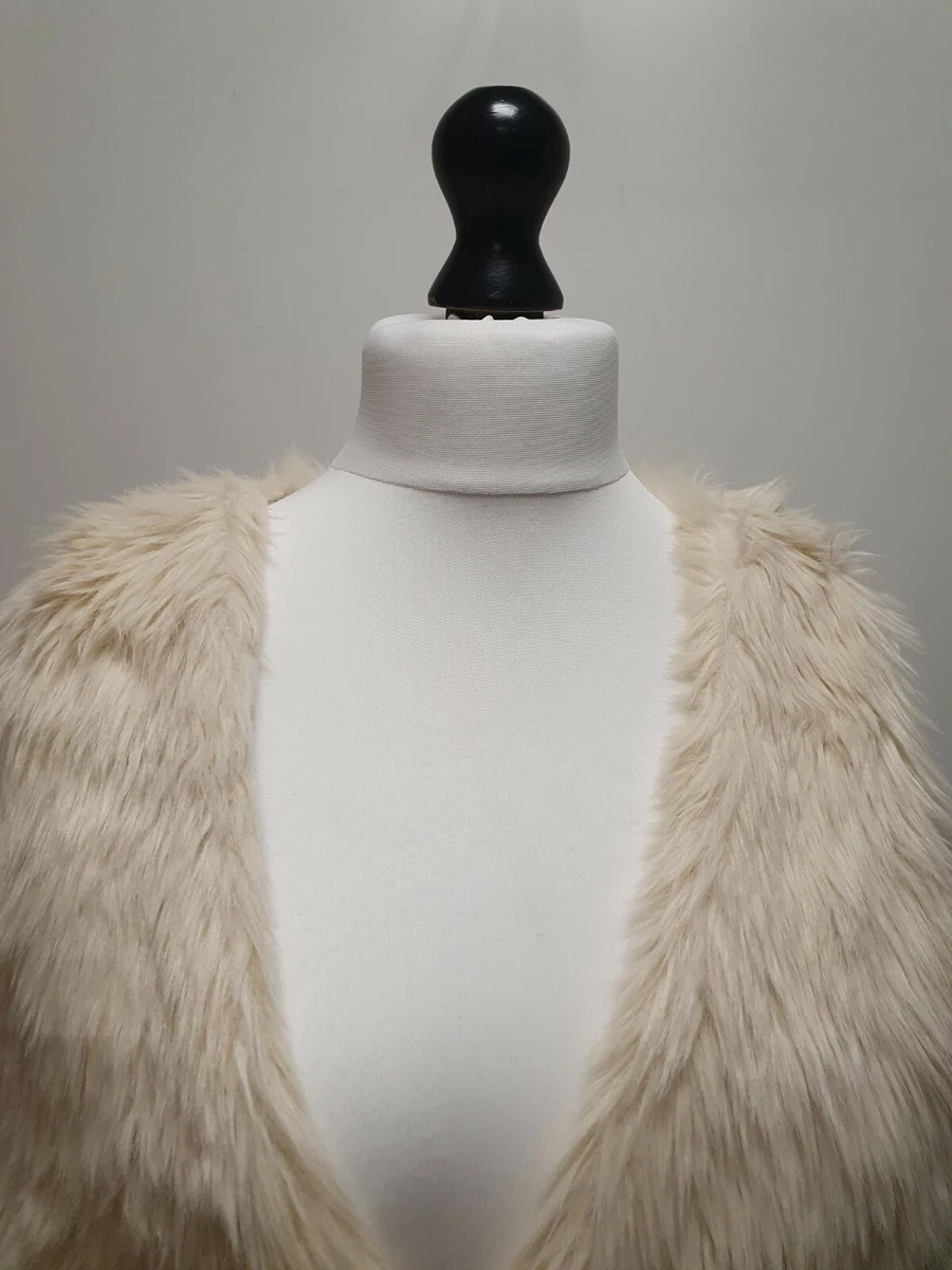 H and m fur gilet sale