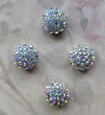 Competition Magnet Pins Silver AB crystals. Pageant, Dance, Horse show magnets