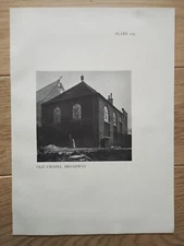 Old Chapel on Broadway, Hammersmith, London - Antique Print - 1915