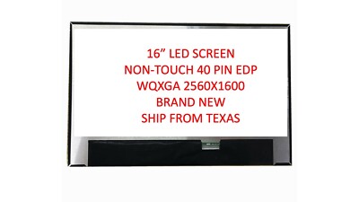 240HZ Display 16'' QHD LCD SCREEN for Asus ROG Zephyrus M16 GU604V GU604VZ-CS94