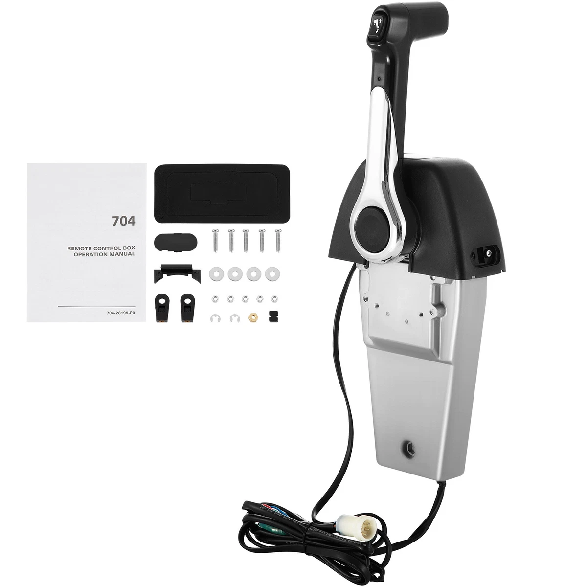 Boat Throttle Control 703-48207-17 703-48230-14 703-48203-15 Outboard Remote Control Box Assy 10 Pins Fit For Yamaha Outboards Side Mount Push To
