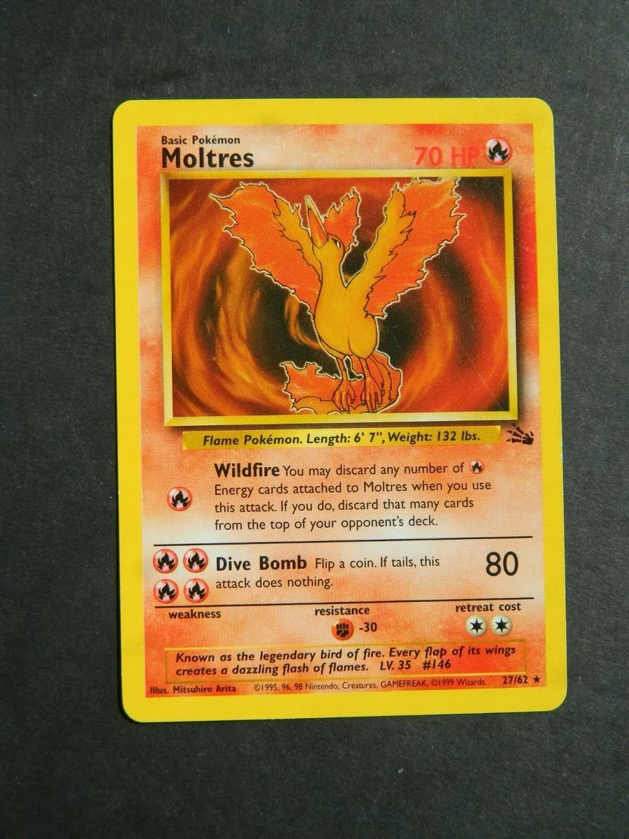  Pokemon - Moltres (27) - Fossil : Toys & Games