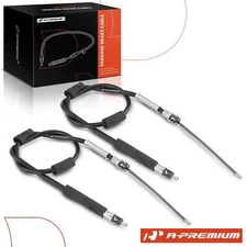 A-Premium 2Pcs Parking Brake Cable Rear LH & RH for Jeep TJ Wrangler 1997-2006