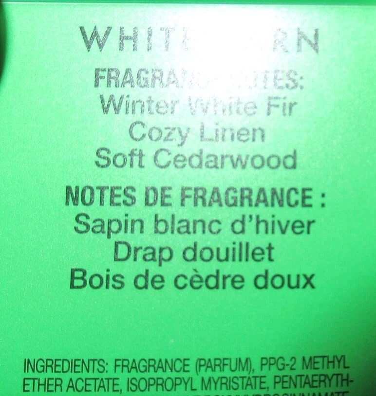 White Barn Bath & Body Works Wallflower Заправочная Лампочка Лот из 5 УЮТНЫХ РОЖДЕСТВЕНСКИХ ПИЖАМ - Изображение 3 из 4