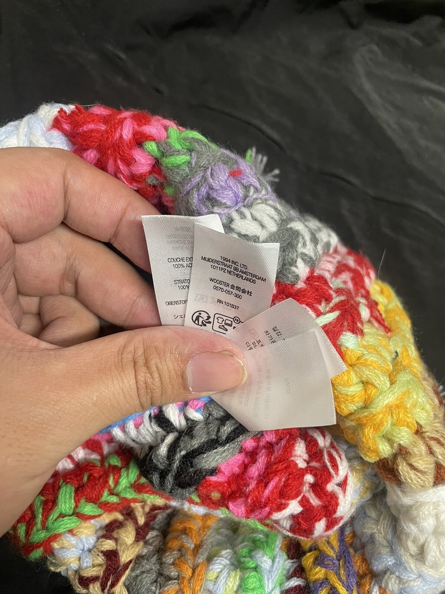 帽子 23FW Supreme Mohair Beanie NEW SEALED Supreme Hand Tied Beanie FW23 Multicolor