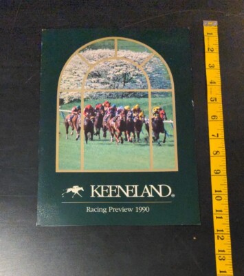 Keeneland Racing Preview Pamphlet Program 1990 Lexington Kentucky