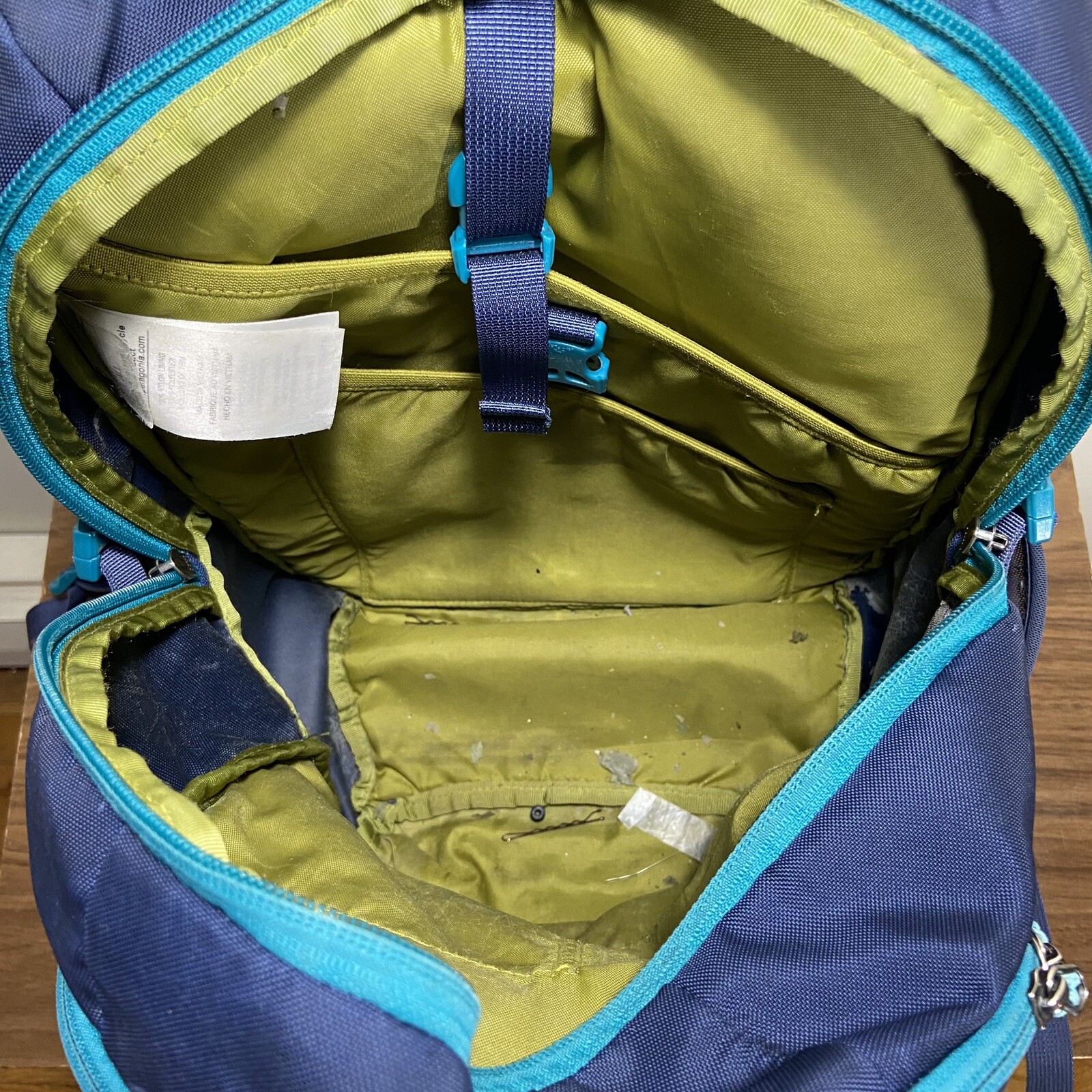 Patagonia Bag Refugio Daypack 26L Blue Polyester Backpack Trail Hiking Laptop