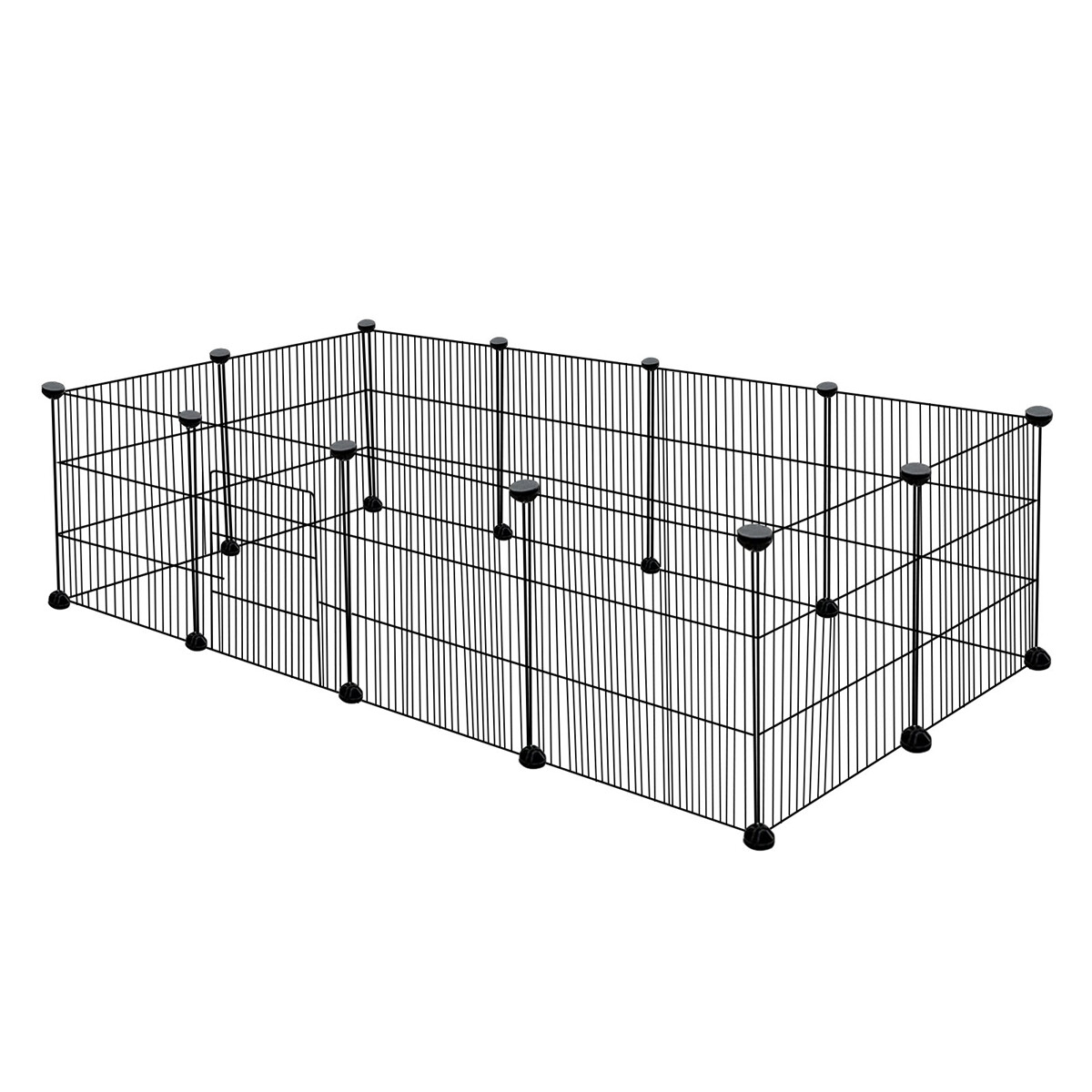 12 Panels Pet Dog Playpen Puppy Cat Exercise Cage Dense Enclosure Metal