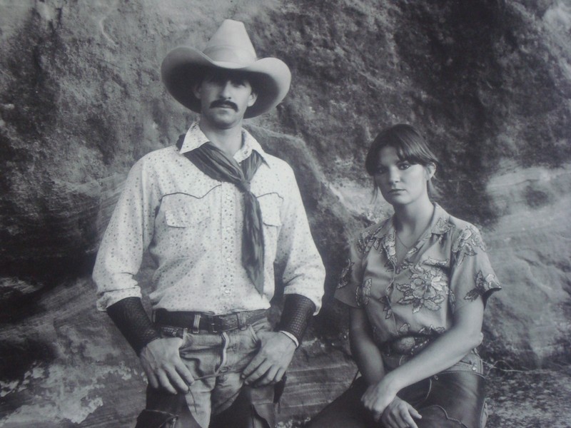 Jay Dusard Cowboy Portrait RW & Denise Hampton LS Ranch TX Collectible 1982-MINT
