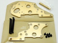 Kyosho TURBO OPTIMA JAVELIN OT215G GOLD Chassis Rear Side Plates Hardware Set