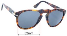 SFx Replacement Sunglass Lenses fits Persol 649 - 52mm Wide