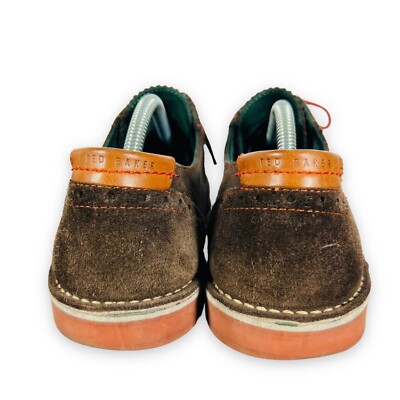 Ted Baker London Jamfro 2 Wingtip Oxfords Brown Suede Men display picture 2