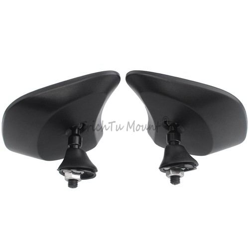 Black Fairing Mount Side Rear Mirrors Fits For Harley Street Glide FLHX/I 2024 - Picture 9 of 21