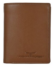 New Premium Quality Bi-fold Leather Wallet Men Tan