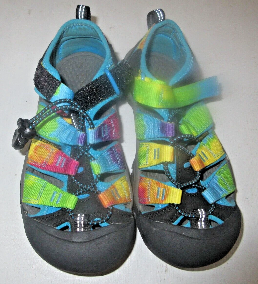 Keen Girls Or Boys Size 1 Rainbow Sandals Shoes Closed Toe Sandals