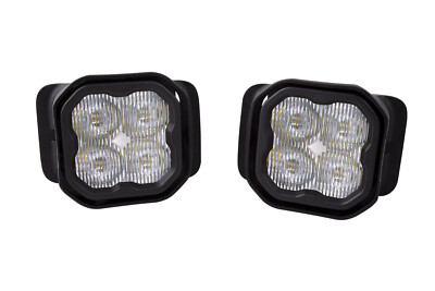 SS3 LED Fog Pro Light Kit White for 2017-22 Ford Super Duty w/ Amber Backlight