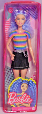 Barbie Fashionistas 2020/2021 Fashionista # 170 Rainbow Stripes Shirt GRB61 NEU