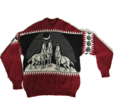 超希少］OLD CANADIAN SWEATER Type Wolf - ジャケット・アウター 