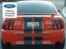 99-04 Ford Mustang Letters Rear Bumper Inserts Vinyl Decals Graphics Stickers