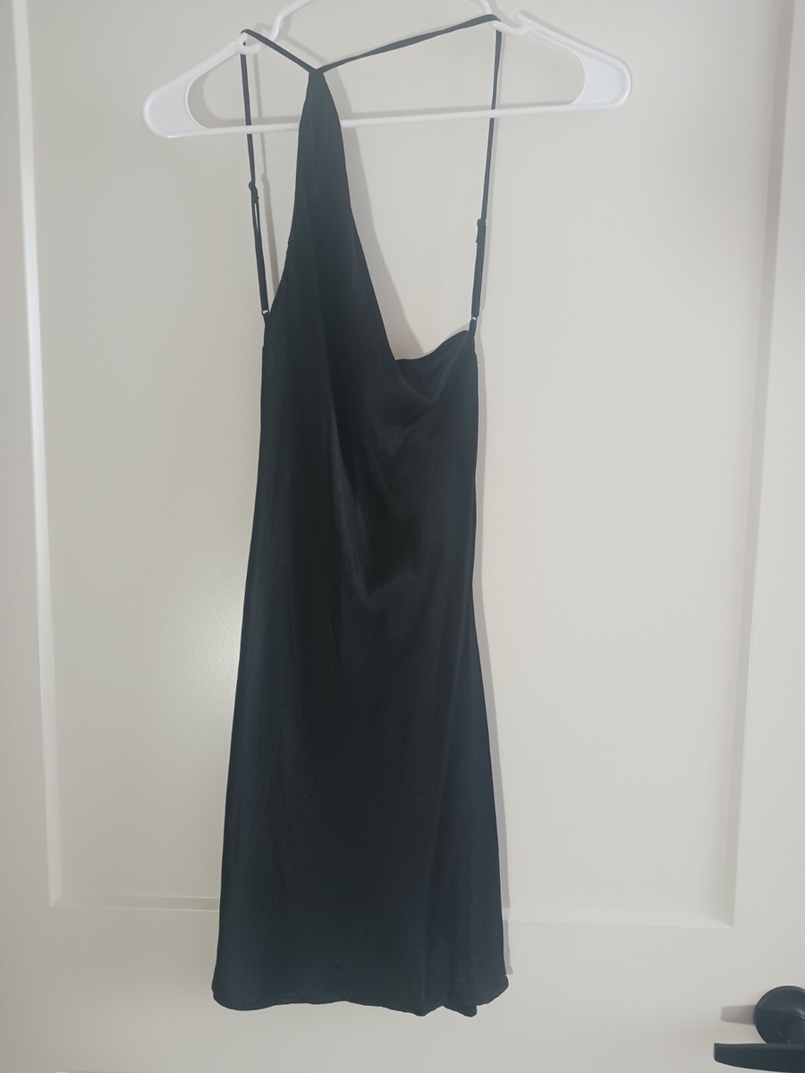 ZARA WOMENS BLACK LUXURY SHORT COCKTAIL DRESS SIZE XS EXTRA SMALL SILKIE  ARTSY | eBay