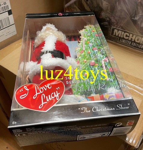 2008 Mattel Barbie I love Lucy Ricky Ricardo as Santa The Christmas Show NEW - Picture 4 of 5