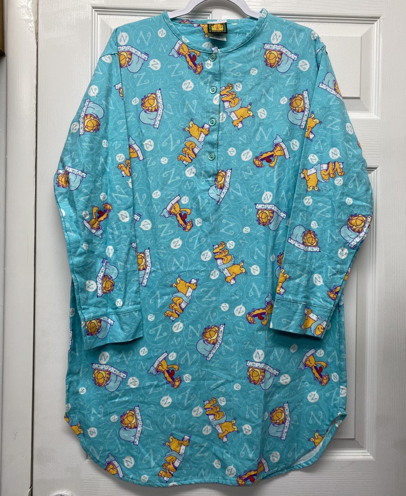 Vintage Garfield Paws Pajama Night Gown Gem