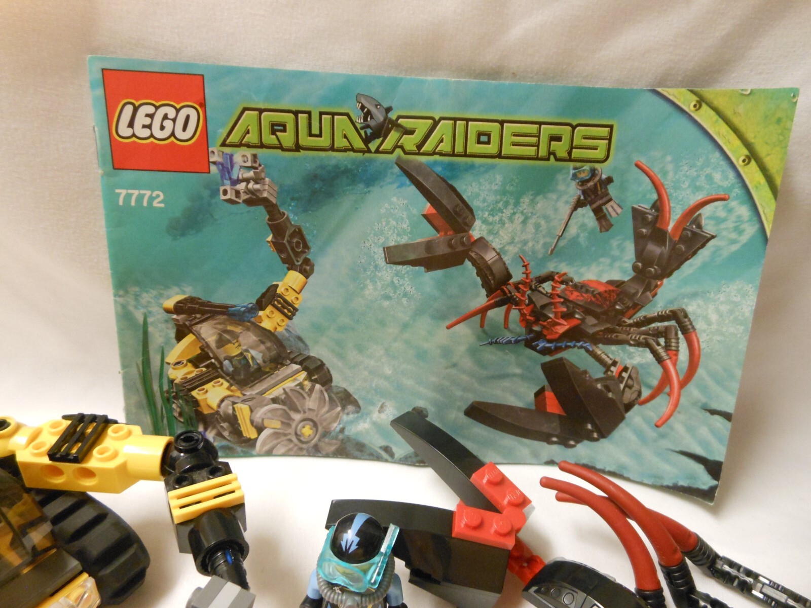 LEGO Aqua Raiders Set 7772 Lobster Strike 2007 PRE-OWNED | eBay