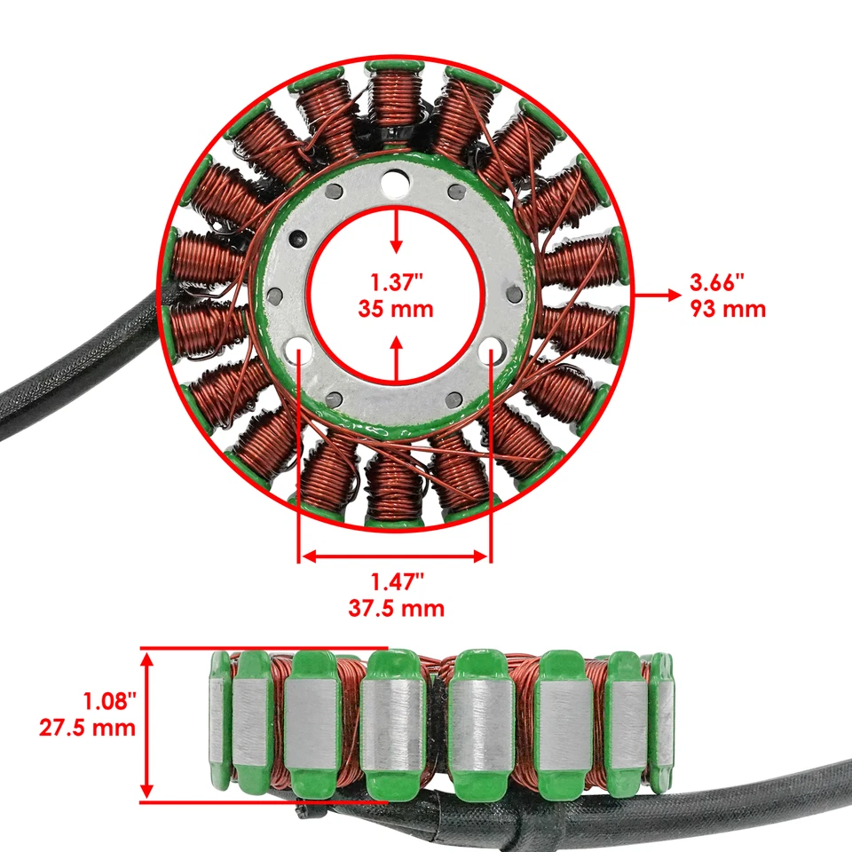 Estator para Kawasaki KLX250S KLX250 S KLX 250 S KLX250T 2009-2014 Magneto Foto 2 de 4