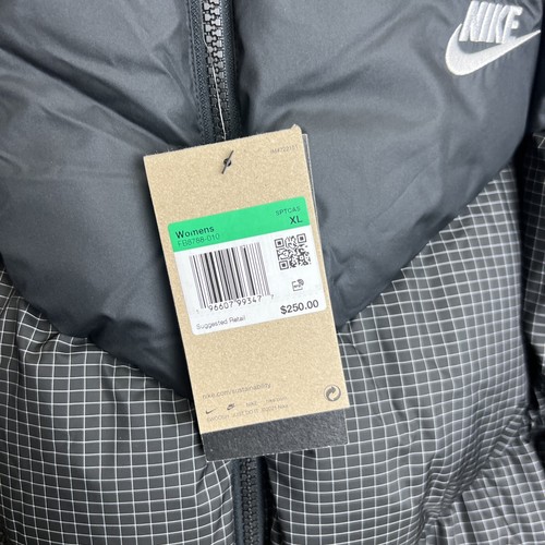 $200 Nike Tech Pack Therma-FIT Puffer Jacket Windrunner XL Black Grey FB8788-010 - Picture 3 of 5