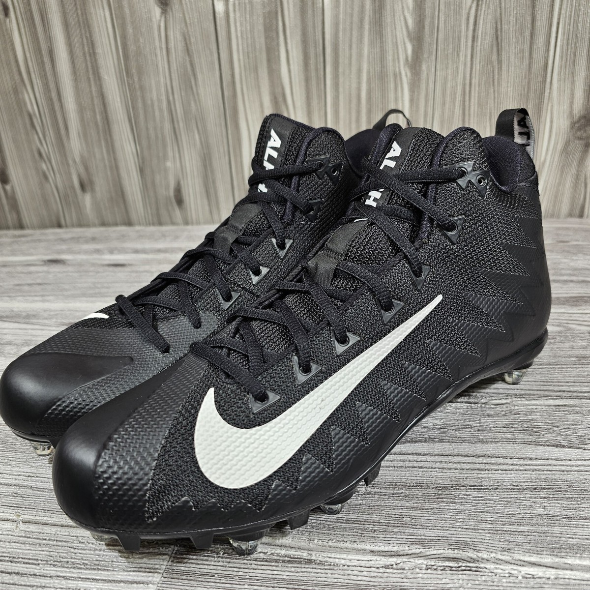 Nike Alpha Menace Pro Detachable Football Cleats Black 923046-010 Mens 10.5 NEW Nike Alpha Menace Pro Detachable Football Cleats 923046-010  main image 3